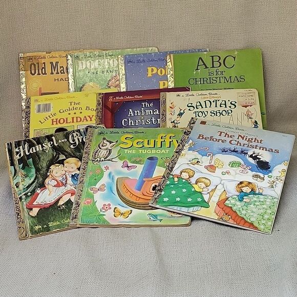 10 A Little Golden Book hard cover books (Set 2) - Picture 1 of 10